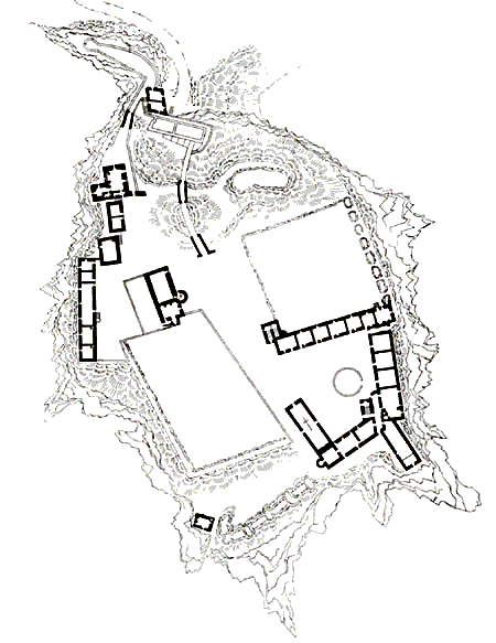 Grundriss Dunottar Castle